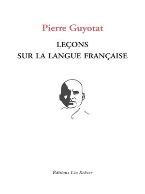 cover image of Leçons sur la langue française